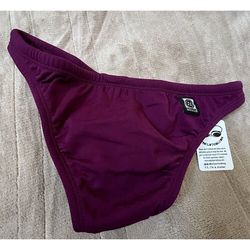 Jolyn Clothing Bikini‎ Bottoms Only Brazil Cut Medium Cabernet New with tags